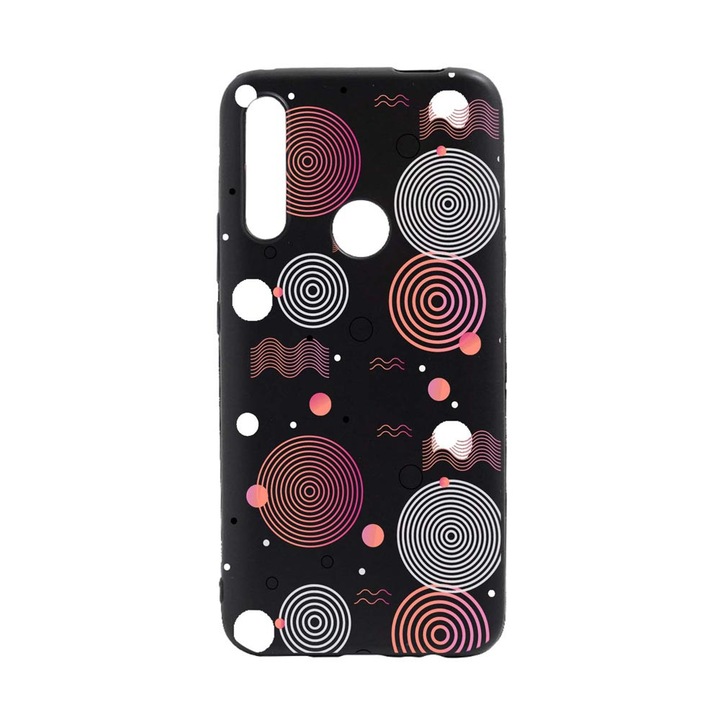 Husa Silicon Compatibila Cu Xiaomi Redmi Note 8T, Circle, rezistenta la uzura, B 110