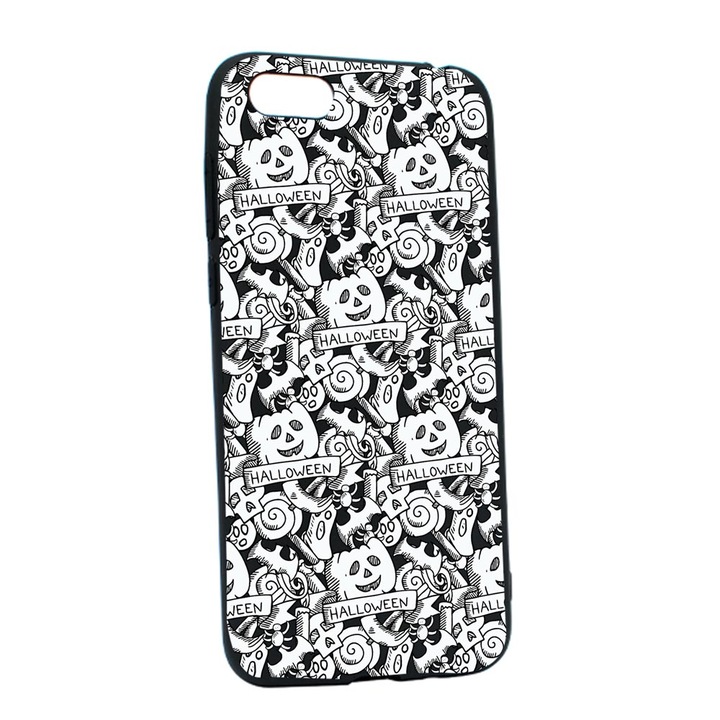 Husa Silicon Compatibila Cu Apple iPhone SE 2020, Helloween, rezistenta la uzura, B 122