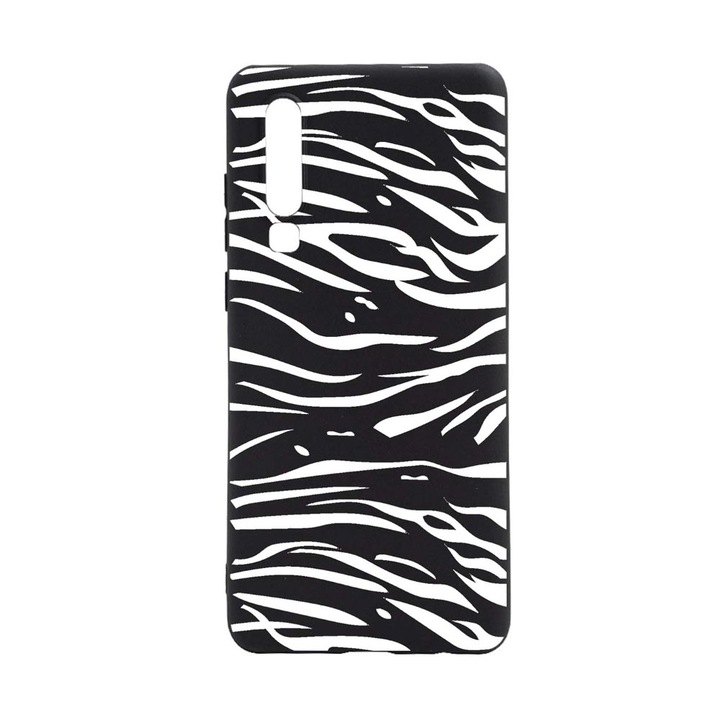 Husa Silicon Compatibila Cu Samsung Galaxy A70 / A70s, Zebra, rezistenta la uzura, B 134