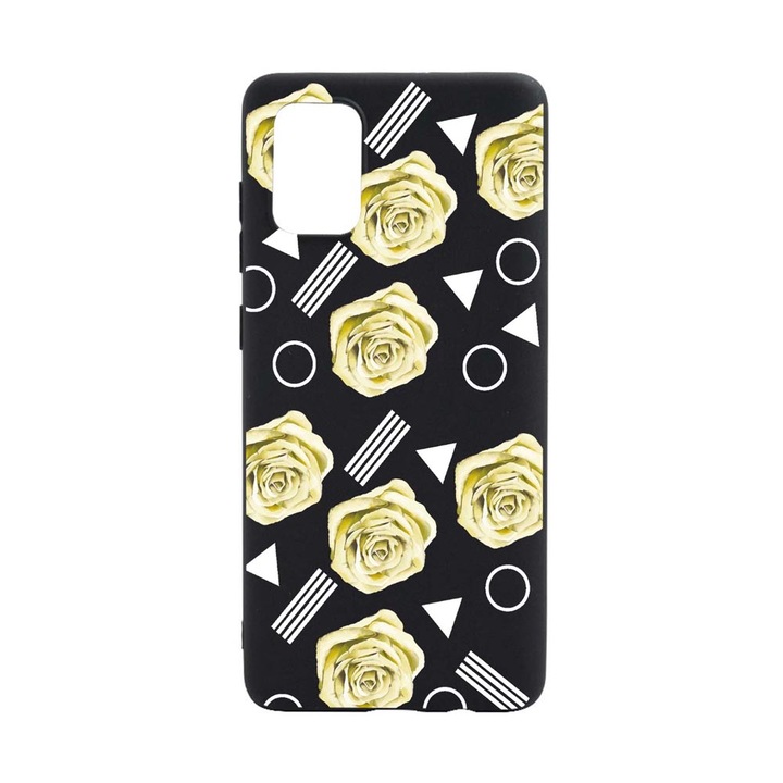 Husa Silicon Compatibila Cu Samsung Galaxy S20 / S11e, Yellow Rose, rezistenta la uzura, B 137