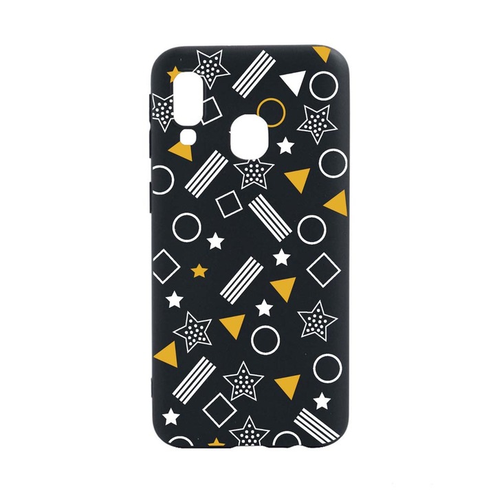 Husa Silicon Compatibila Cu Samsung Galaxy A40, Star, rezistenta la uzura, B 138