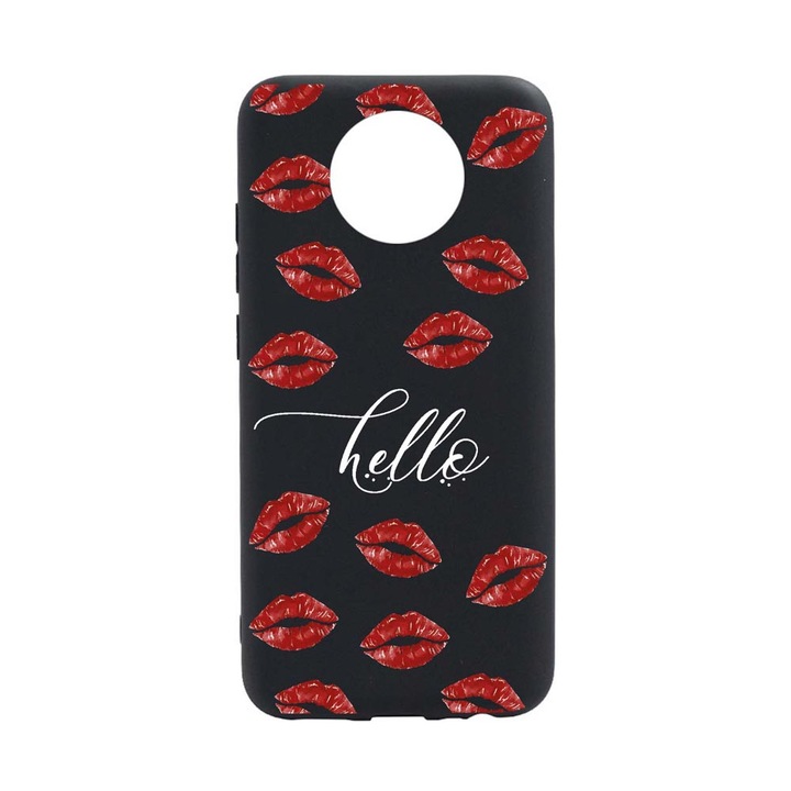 Силиконов калъф Unique за Huawei Nokia C10, Hello Kisses, B 140