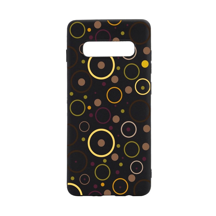 Силиконов калъф Unique за Samsung Galaxy S10 Plus, Circles, B 147