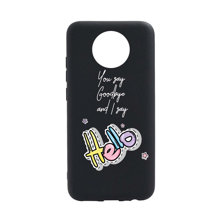 Силиконов калъф Unique за Huawei Nokia C10, Say Hello, B 148