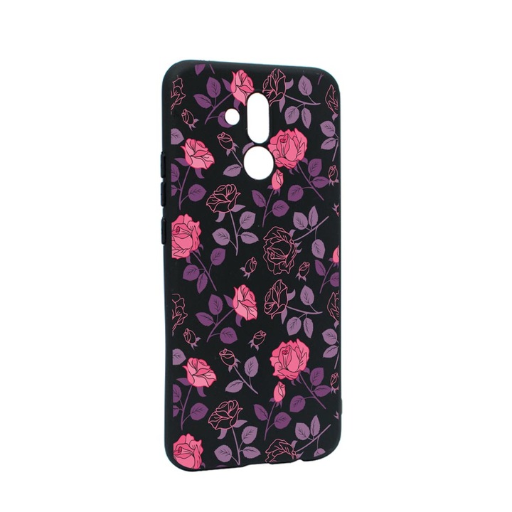 Силиконов калъф Unique за Huawei Mate 20 Lite, Roses, B 168