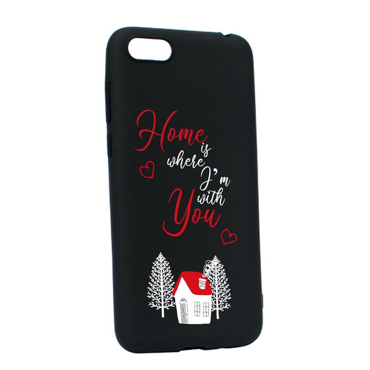 Силиконов калъф Unique за Apple iPhone SE 2020, Home Is Where, B 171