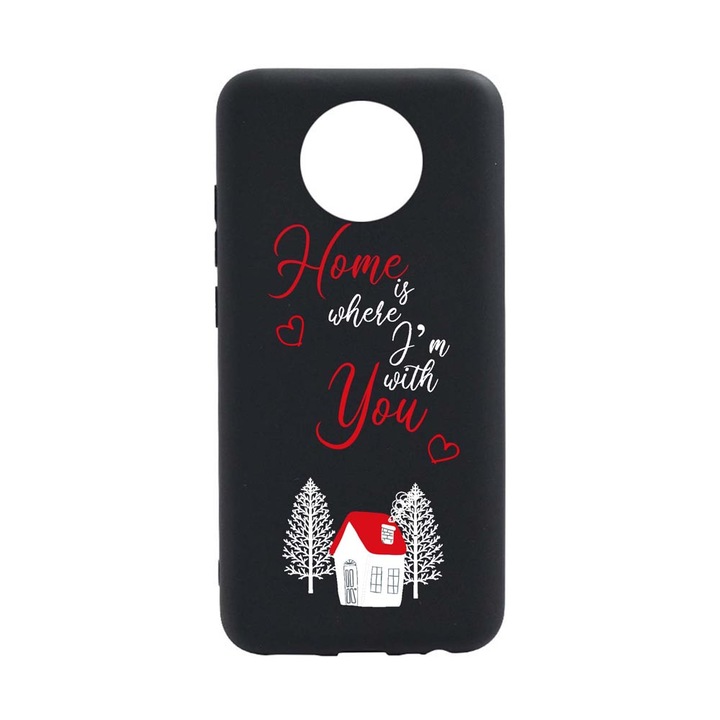 Силиконов калъф Unique за Huawei Nokia C20, Home Is Where, B 171