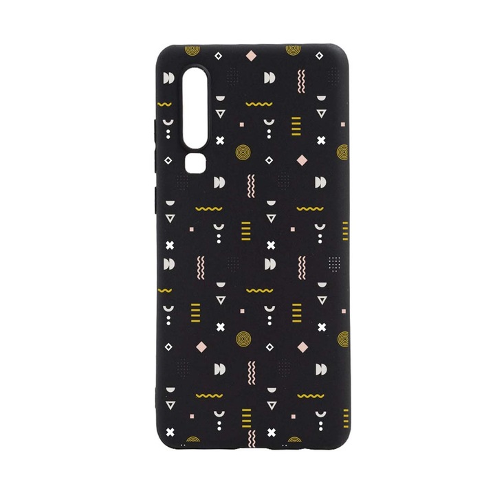 Husa Silicon Compatibila Cu Samsung Galaxy A70 / A70s, Symbols, rezistenta la uzura, B 178