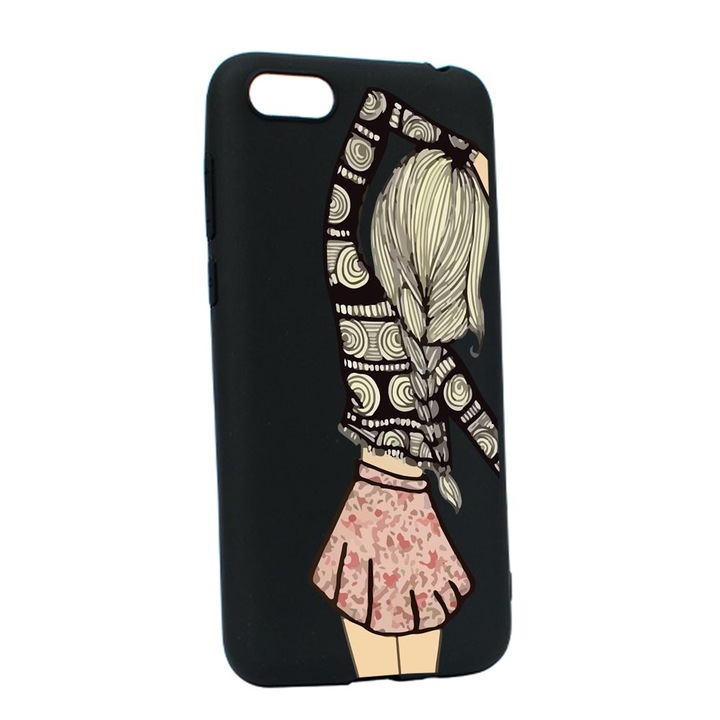 Husa Silicon Compatibila Cu Apple iPhone SE 2020, Girl Friend, rezistenta la uzura, B 188