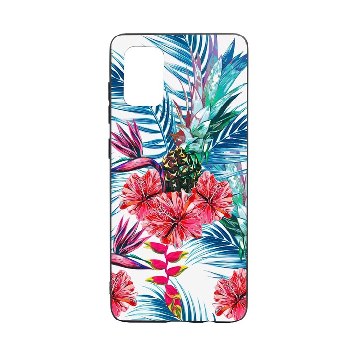 Силиконов калъф Unique за Oppo Reno 5 Pro 5G, Tropical, Ananas, B 221
