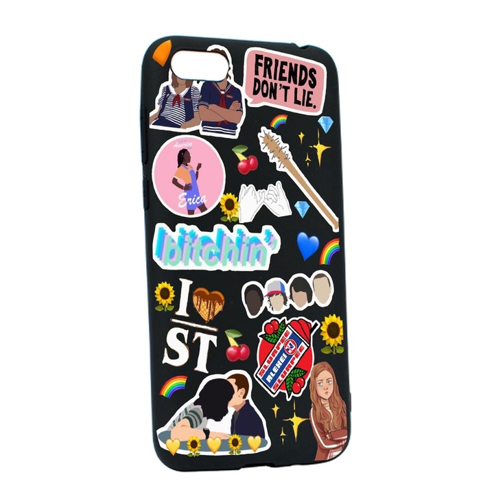 Силиконов калъф Unique за Apple iPhone SE 2020, Friends Don't Lie, B 376