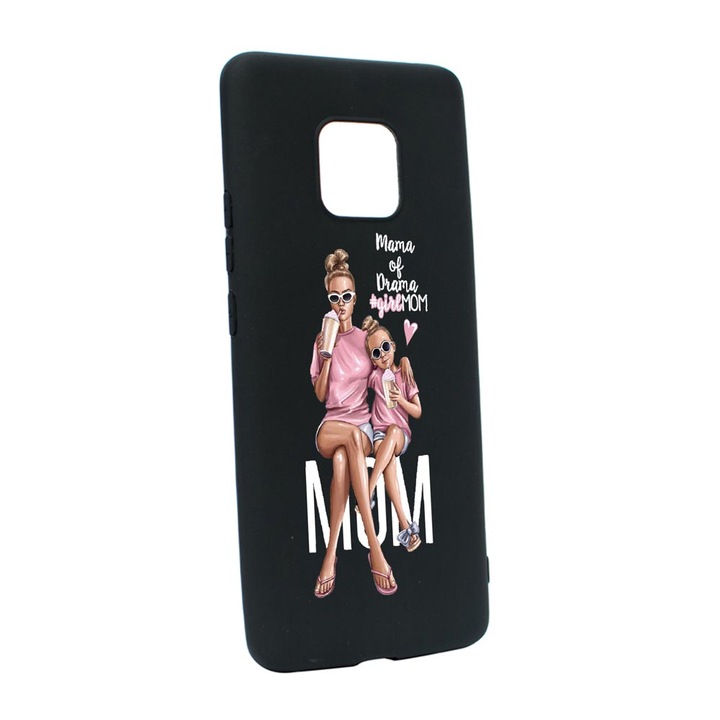 Силиконов калъф Unique за Xiaomi Redmi Note 9 Pro, Girl Mom Mama Of Drama, B 558