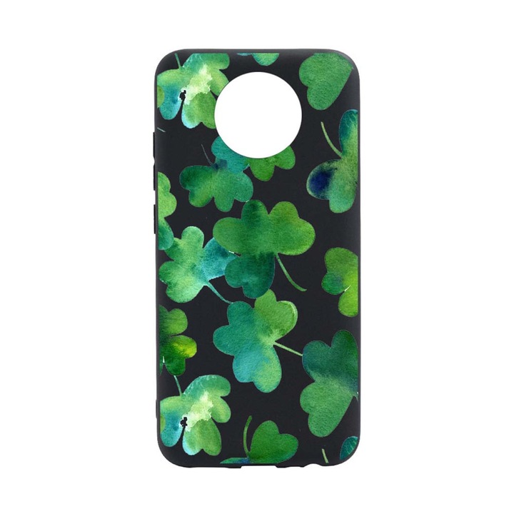 Силиконов калъф Unique за Huawei OnePlus Nord CE 5G, Green Leaf, B 697