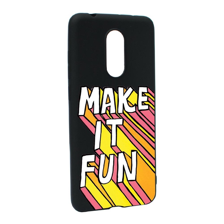 Husa Silicon Compatibila Cu Xiaomi Mi 9T, Make It Fun, rezistenta la uzura, B 494