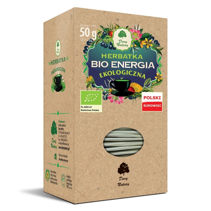 Dary Natury, BIO energiatea, 25 x 2 g