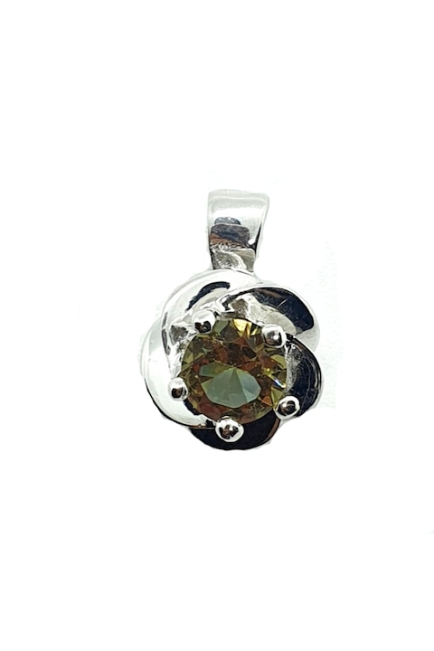 Pandantiv argint floare cu zultanit