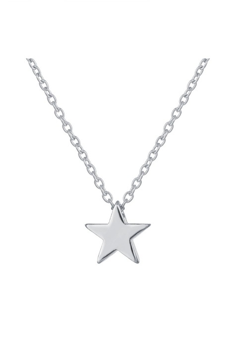 Lant din argint 925 Galaxy Star cu pandantiv in forma de steluta, 45 cm