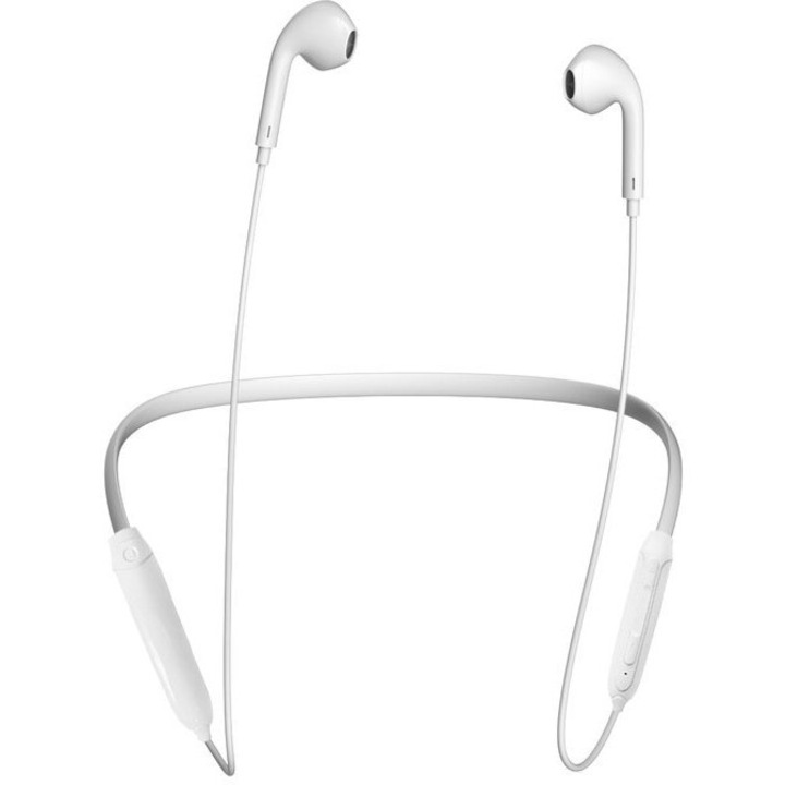 Dudao Magnetic Suction vezeték nélküli fejhallgató U5B, Bluetooth, fehér ()