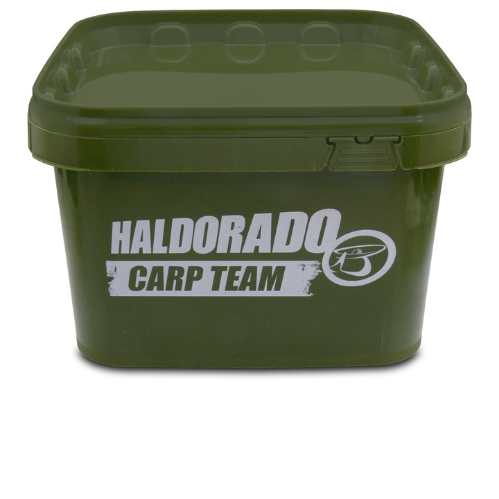 Accesorii pentru nadire, Haldorado, Galeata patrata pentru pescuit Carp Team - 2.5 litri