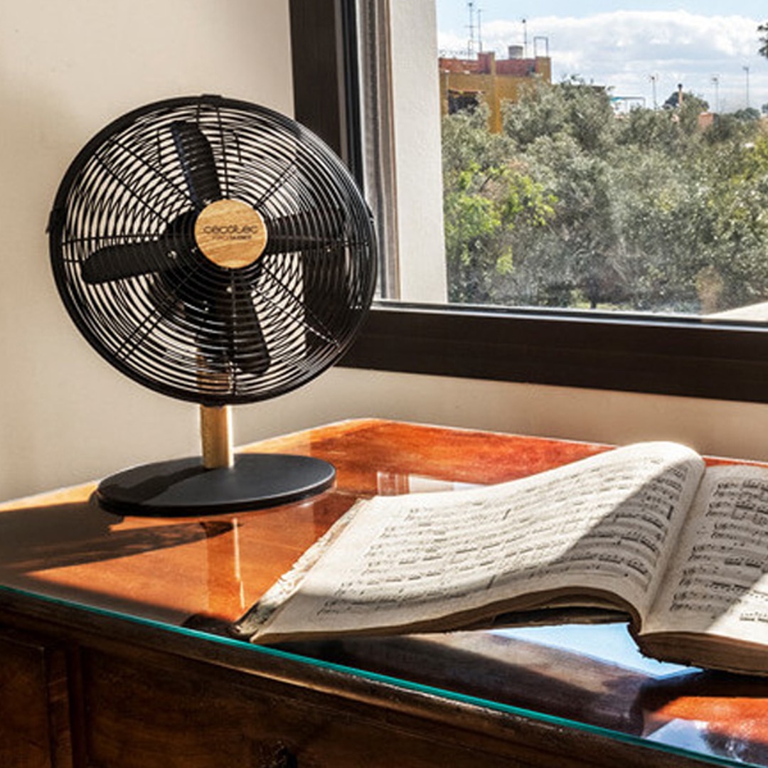 Ventilator De Masa Cecotec EnergySilence 560 WoodDesk 45W - EMAG.ro