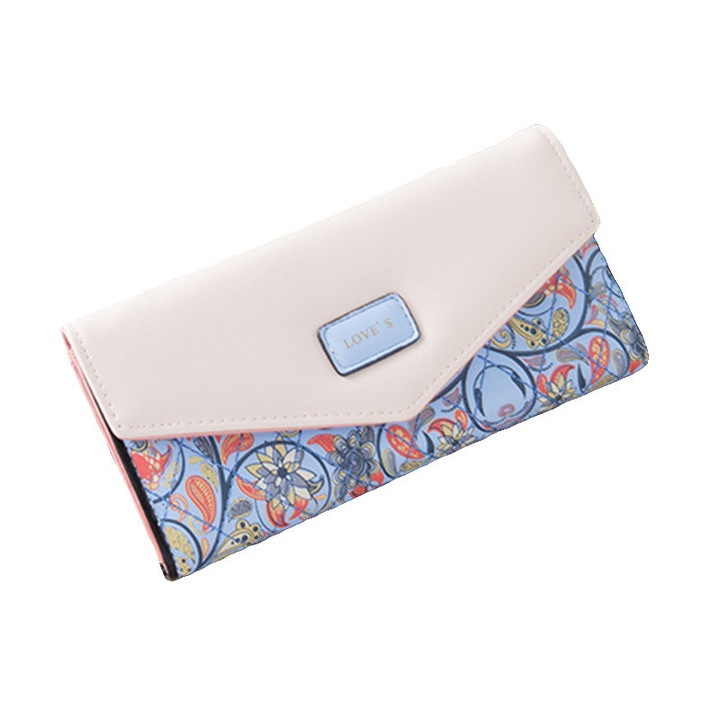 Portofel Dama, AVAMSI, YLF-8917, Albastru,19x9.5x3 cm