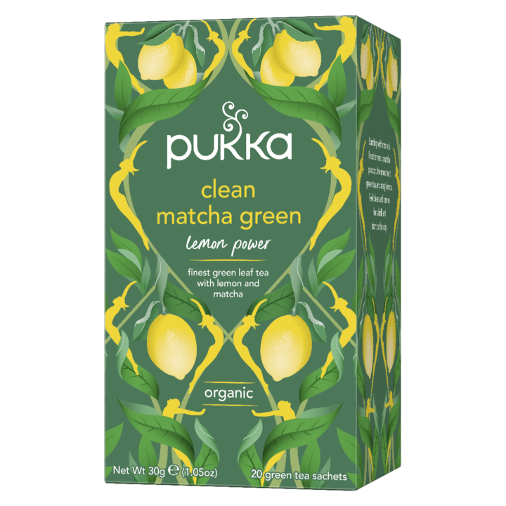 Ceai BIO Pukka - Clean Matcha Green, 20 pliculete