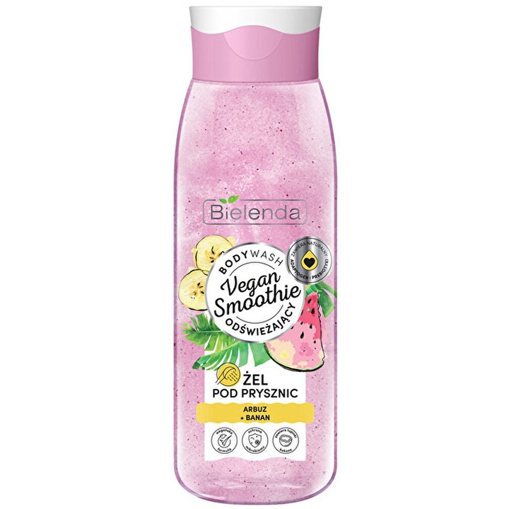 Bielenda Vegan Smoothie tusfürdő, dinnye és banán, 400 g