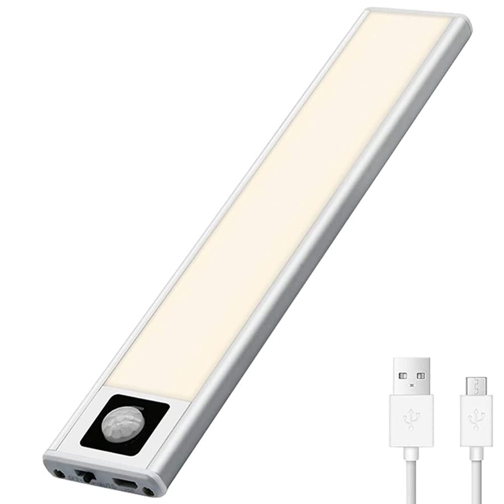 Lampa LED inteligenta, Quasar & Co., cu senzor de wireless si reincarcare USB, portabila, prindere 36 1.4 W, 22 cm, alb - eMAG.ro