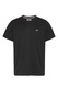 Tommy Jeans, Tricou de bumbac organic cu decolteu la baza gatului, Negru, M