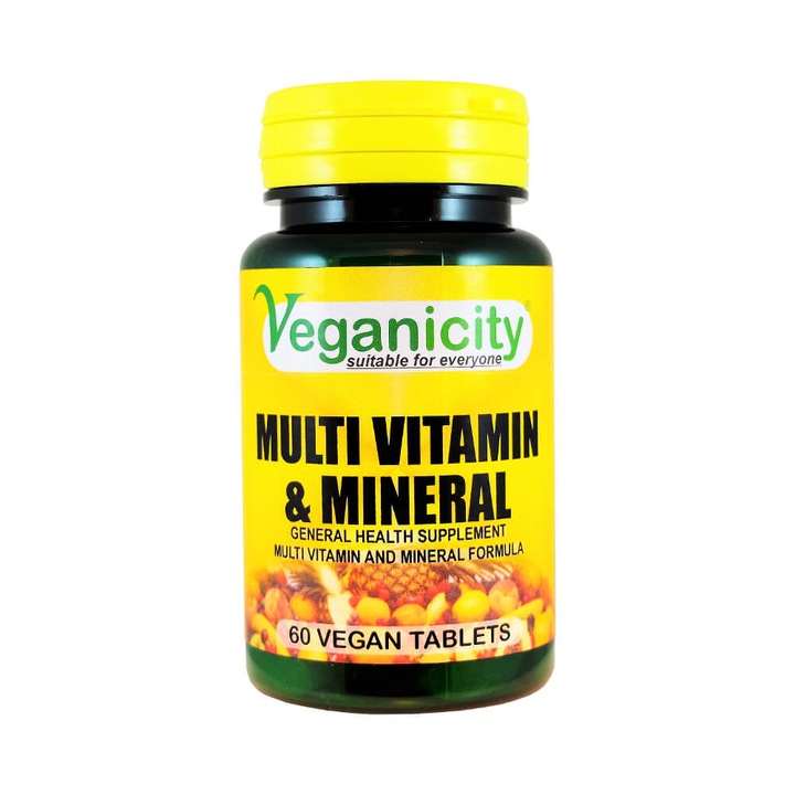 Supliment alimentar, Veganicity, Vitamine/Minerale, 60 de comprimate