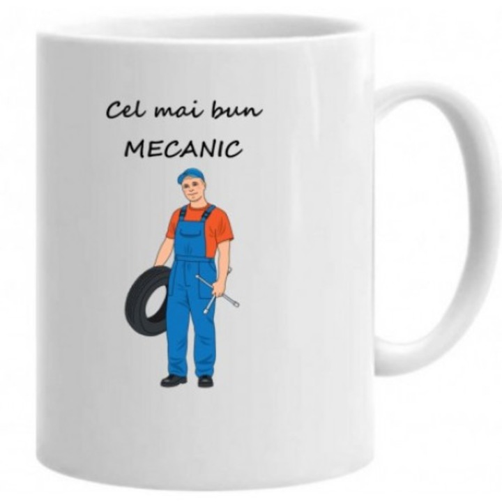 Bögre "A legjobb szerelő" felirattal, 330 ml, Profitop