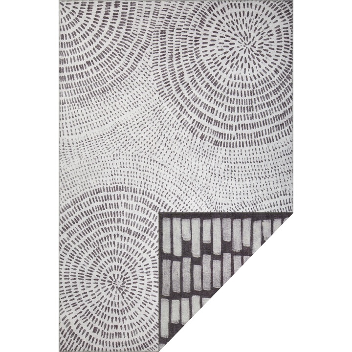 Covor Reversibil Norm Ald-371-376 cu print digital 3D Multicolor, 75 X 150 cm