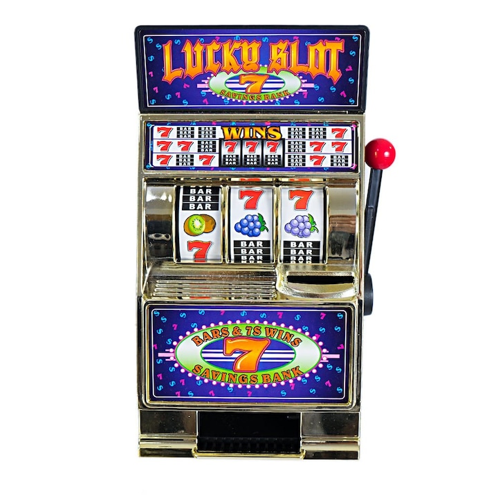 Забавна касичка мини слот машина казино игра на късмета с монети