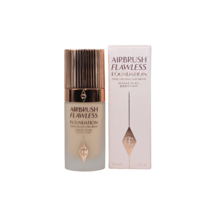 Fond de ten, Charlotte Tilbury, Airbrush Flawless Foundation, 5 Warm, 30 ml
