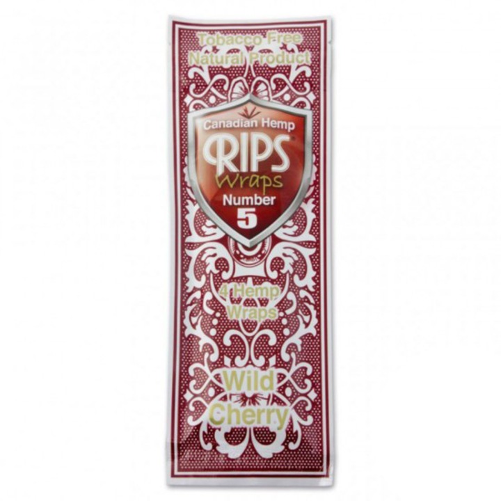 Set 4 foite Wraps No. 5, Rips, Tip Blunt, Wild Cherry