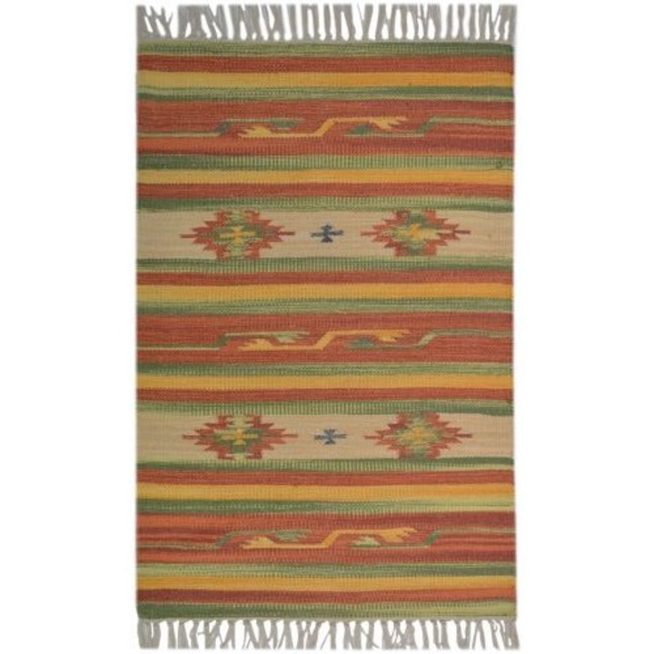 Bakero Covor Kelim Country 193 green (60x90 cm)