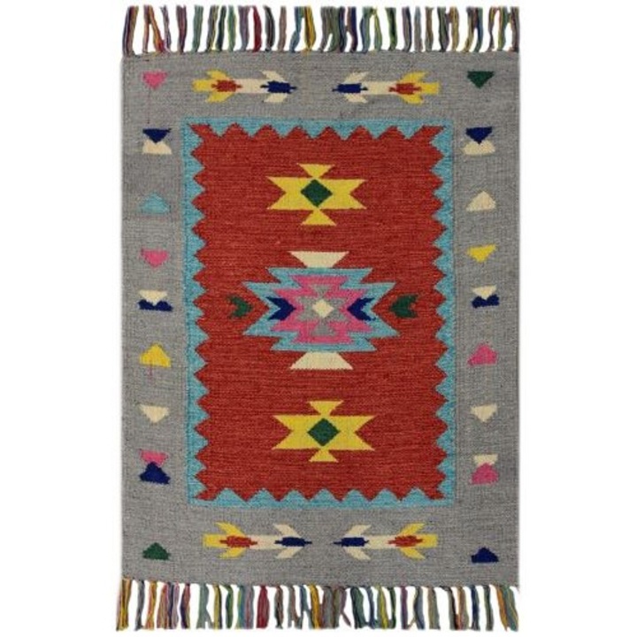 Bakero Covor Kelim Country modern 368 red (60x200 cm)