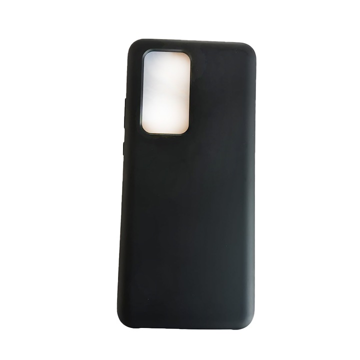 Husa Candy Silicone Compatibil cu Huawei P40 Pro/ P40 Pro Plus, Interior de microfibra, Ultra subtire, Flexibila, Negru