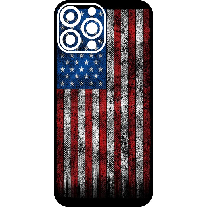 Duragon Skin Design Print fólia, kompatibilis a Huawei Nova 5T készülékkel, USA Print