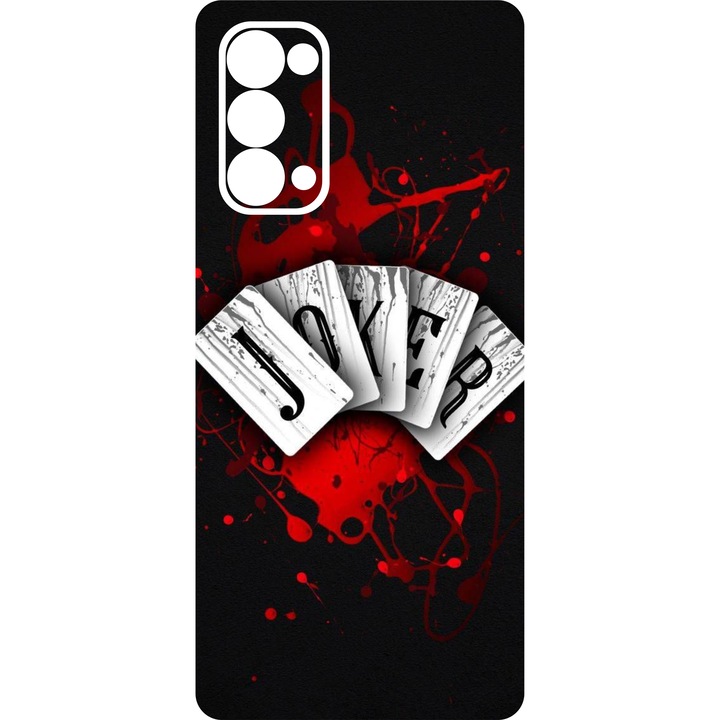 Фолио Skin Design Print Joker Print, Съвместимо с Oppo Find X3 Neo