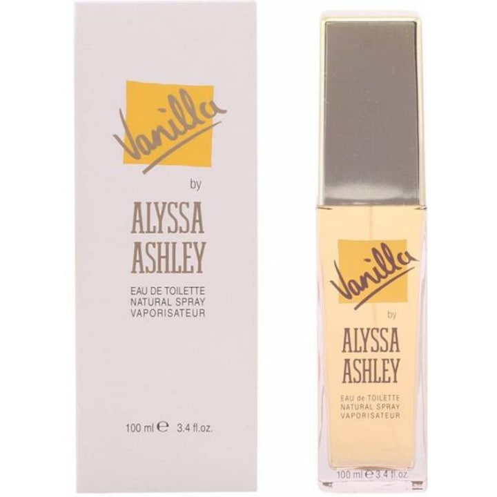 Apa de toaleta femei cu pulverizator ALYSSA ASHLEY, Vanilla, 100 ml