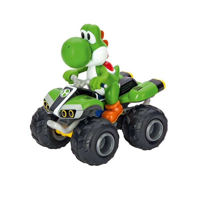 Masina cu telecomanda 2,4 GHz Mario Kart, Yoshi quad