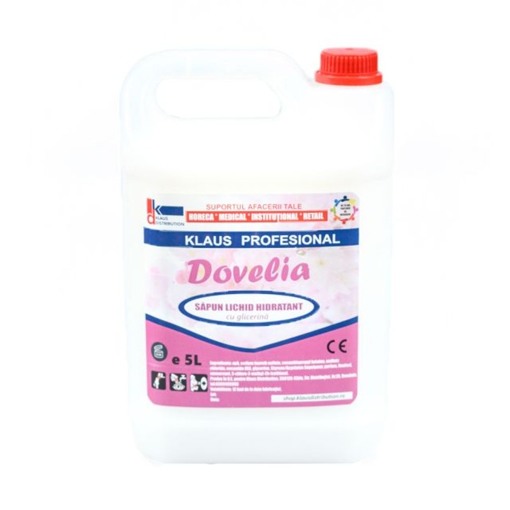 Sapun alb cremos Dovelia, Klaus Distribution, 5 l