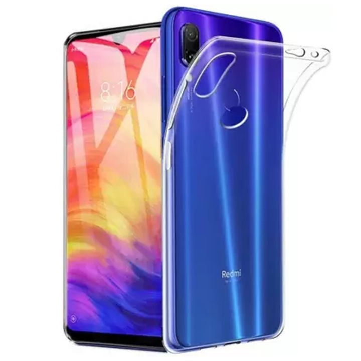 Szilikon tok Kemény TPU 2 mm Xiaomi Redmi 7-hez, Hard Flexible TPU, Optim Protection Technology, Átlátszó