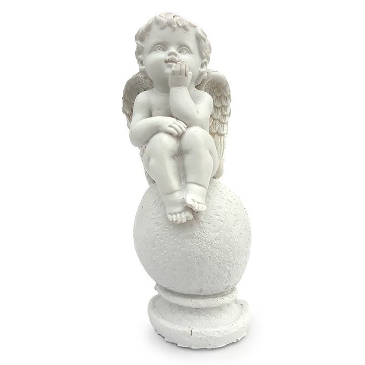 OEM Angyalt ábrázoló műgyanta dísz, M2, 6 x 16 cm