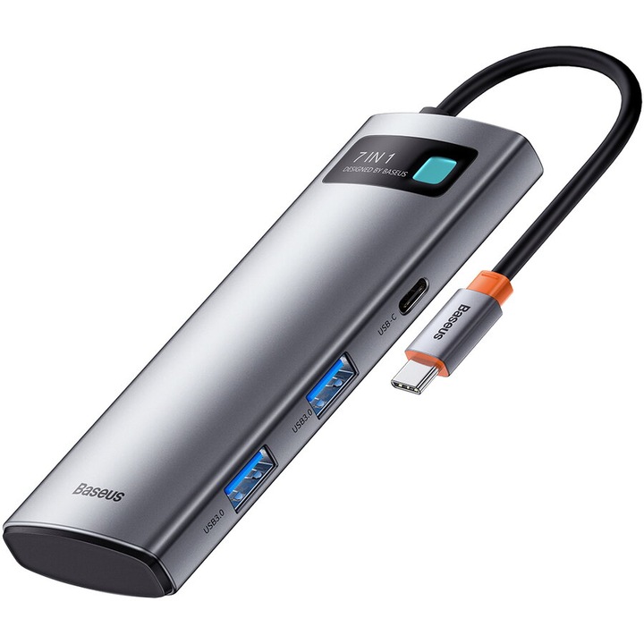 Baseus Hub Adapter 7in1 USB-C to 2x USB 3.0 + HDMI + USB-C PD