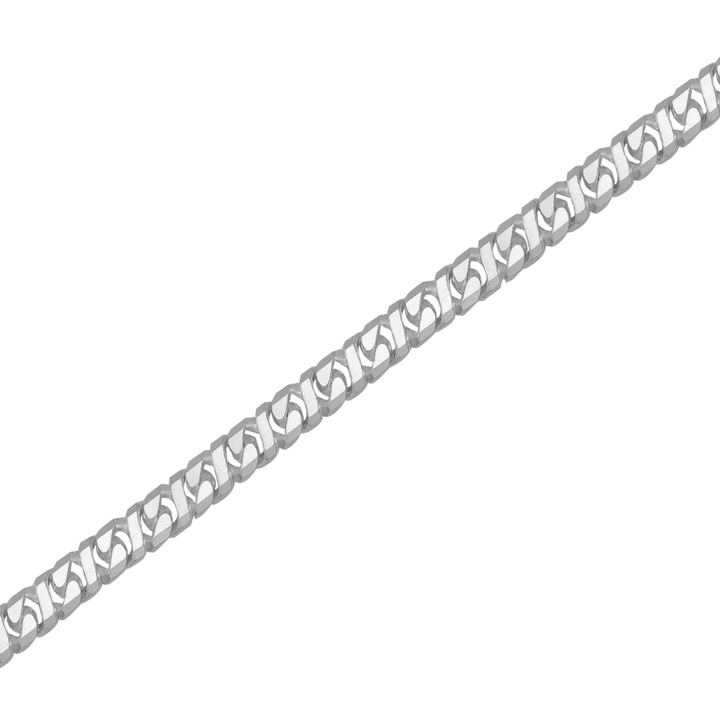 Férfi ezüst karkötő dollár 21 cm