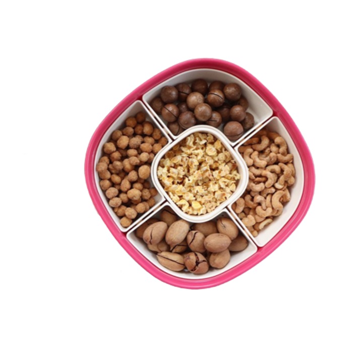 Ордьовър за храна с капак , пластмасов