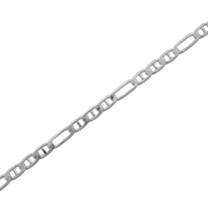 Ezüst férfi karkötő figarucci 21 cm