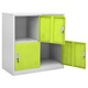 Заключващ се шкаф vidaXL, Светлосиво и зелено, 90x45x92,5 см, Стомана, 20.5 kg